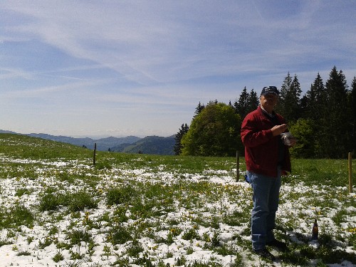 Gesellige Runde zum Abschluss – Vatertagswanderung 2012