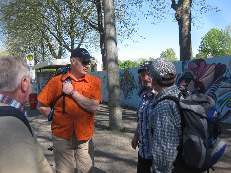 Start zur gemeinsamen Wanderung – Vatertagswanderung 2016