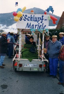 Schlupf-Mariele beim Fasnetsumzug 1994