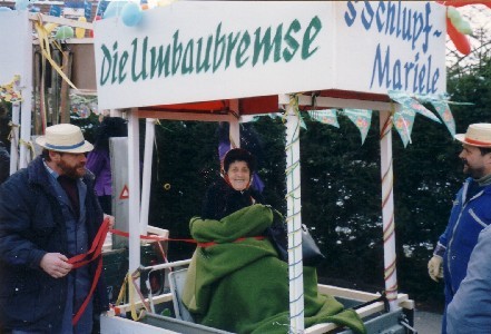 Schlupf-Mariele im Umzug