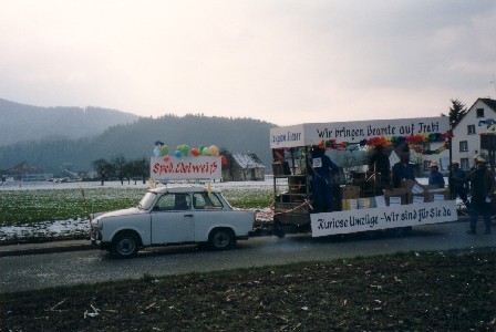 Start zum Fasnetsumzug