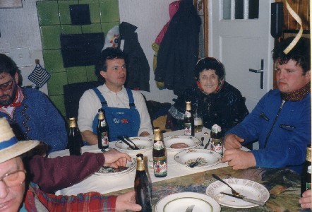 Vor dem Start des Umzugs